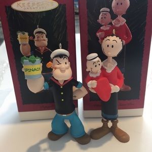 Bundle - Popeye (94) & Olive/Sweet-pea Ornament (96)